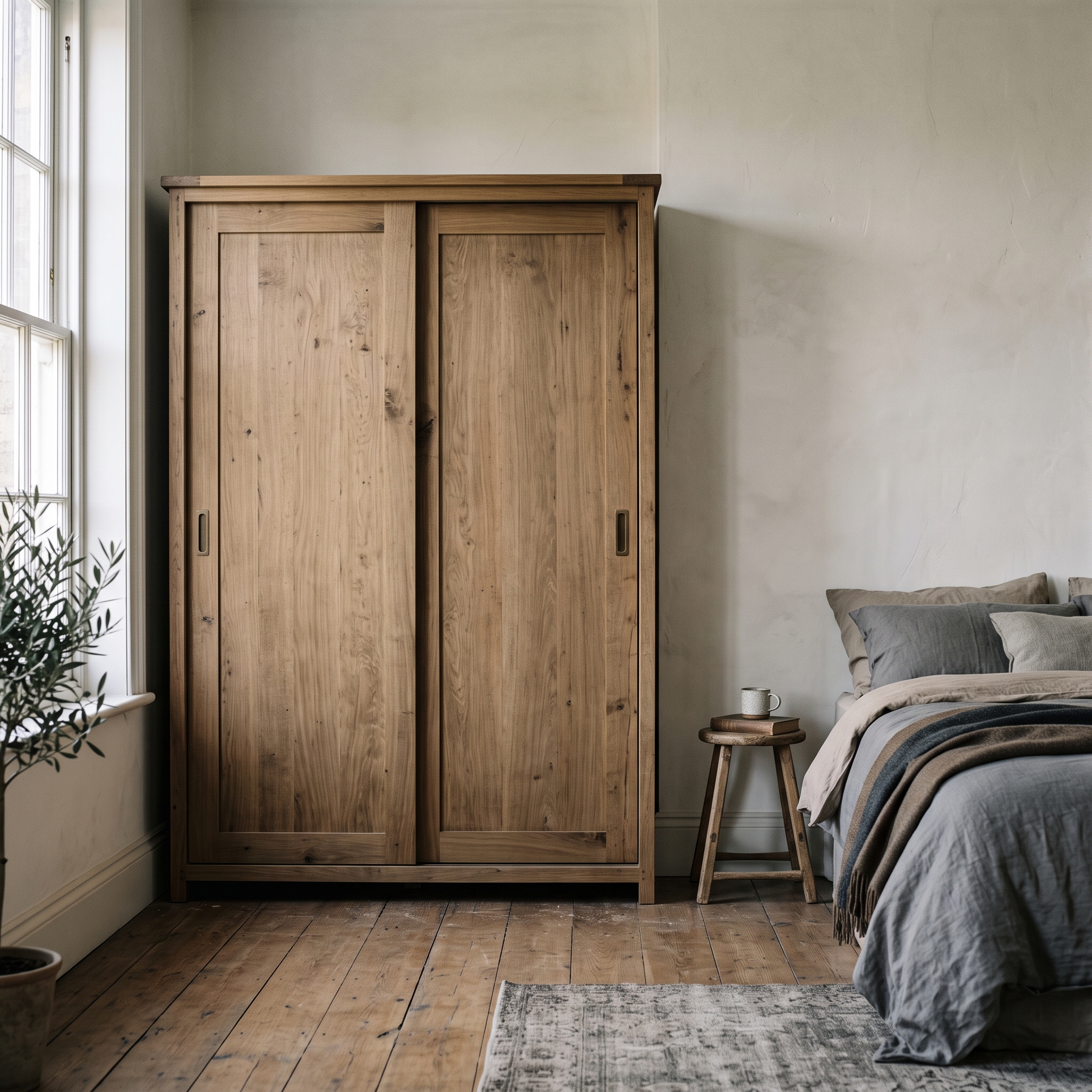 Dressing 3 portes, monté et calé — Maison — Mamer